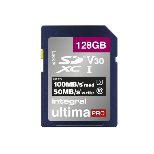 Integral 128GB SDXC UHS-1 U3 CL10 V30 UP TO 100MBS READ 50MBS WRITE – image 2