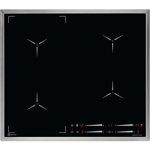 Electrolux GK58TSIBCN Черный Встроенный Плита с зонами индукции 4 зона(ы)