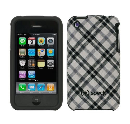 Speck IPH3G-FTD2-PLDWH mobile phone case Black, White