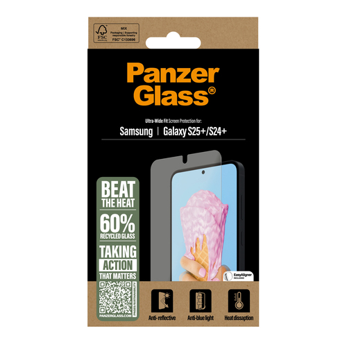 PANZERGLASS ALL-IN-ONE SCREEN PROTECTOR - CLEAR, afbeelding 3