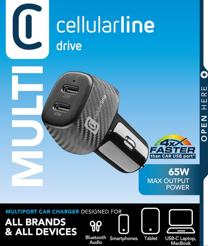 Cellularline 8018080473074 Ноутбук, Универсальная Черный Прикуриватель Авто