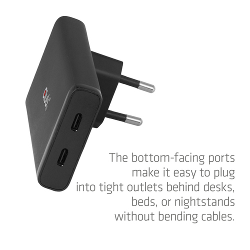 CLUB3D USB-C® Two Ports Slim Charger – image 5