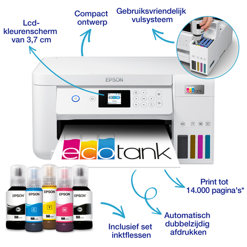 Epson EcoTank ET-2856 - Multifunctionele printer, afbeelding 4