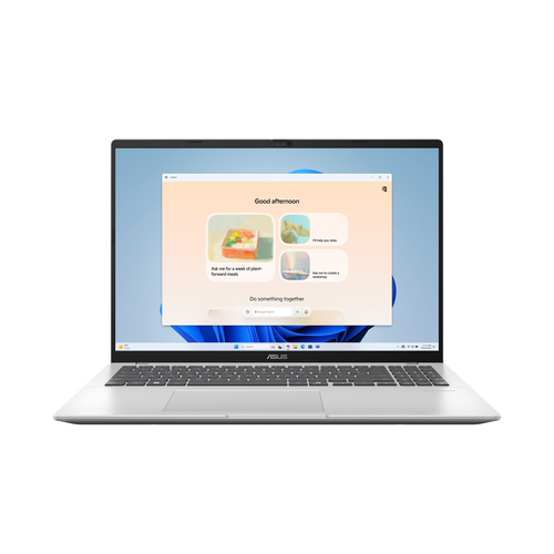 ASUS Vivobook 16 X1607CA-MB214W Intel Core Ultra 5 225H Laptop 40.6 cm (16") WUXGA 16 GB DDR5-SDRAM 1 TB SSD Wi-Fi 6 (802.11ax) Windows 11 Home Silver – image 1