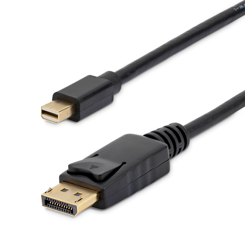 StarTech.com 10ft Mini DisplayPort to DisplayPort Cable - M/M - mDP to DP 1.2 Adapter Cable - Thunderbolt to DP w/ HBR2 Support (MDP2DPMM10) DisplayPort kabel 3m – billede 4