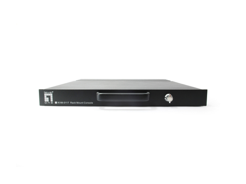 LevelOne 17" LCD KVM Rack Console, French K/B – image 3