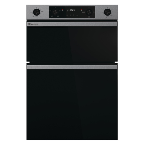 Hisense Hi6 BID914221CX Built In Electric Double Oven - Stainless Steel - A/A Rated, Stainless Steel - image 1