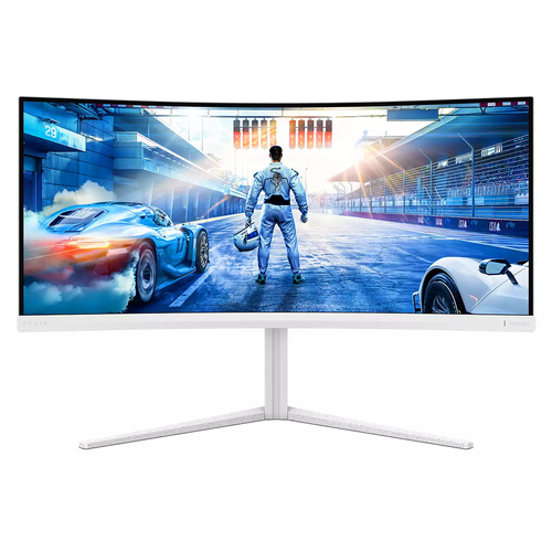 Philips Evnia 34M2C5501/00 Wide Quad HD 34" Curved VA LCD Gaming Monitor - Grey & White, White,Silver/Grey - image 5