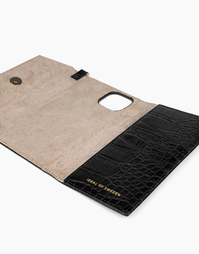 iDeal of Sweden Cassette Clutch iPhone 8/7/6/6S P Black Croco – image 3