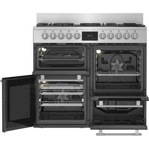 Hotpoint RH100FA21BX cooker Range cooker Electric Gas Stainless steel – image 5