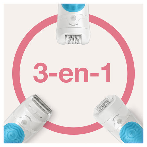 Braun Silk-épil 5 81770429 epilator 28 tweezers Blue, White – image 7