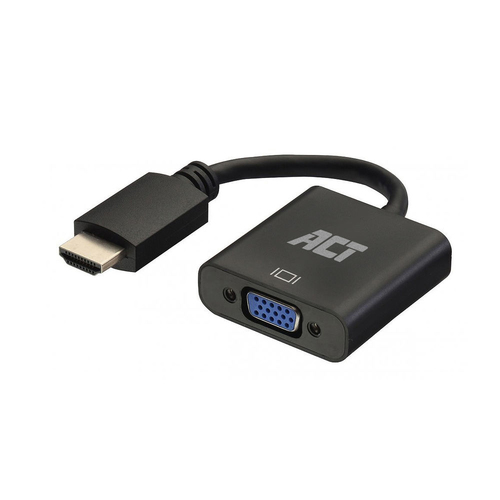 ACT Connectivity HDMI naar VGA Converter met audio adapter
