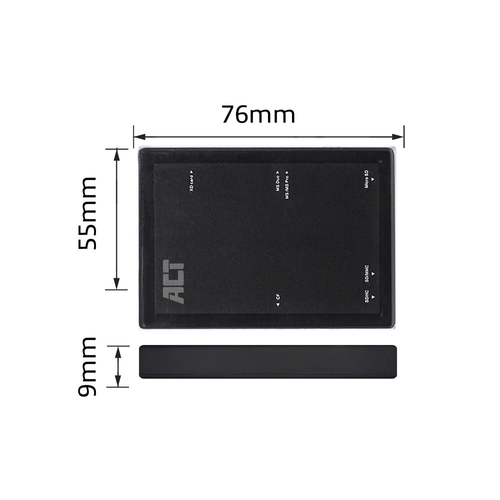 ACT Connectivity Externe USB 3.2 Gen1 (USB 3.0) Kaartlezer, afbeelding 2