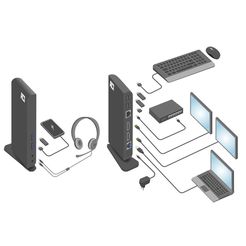 ACT USB-C Dual Monitor Docking Station, afbeelding 6