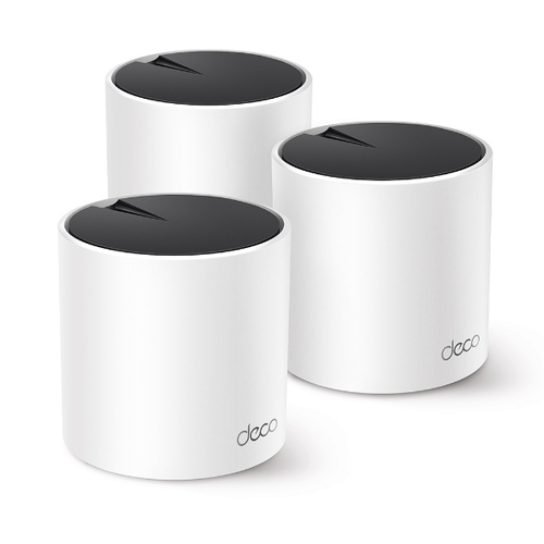 DECO X55(3-PACK) AX3000 WHOLE HOME MESH  WI FI 6 SYSTEM