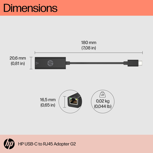 HP USB Type-C to Ethernet Adapter - image 7