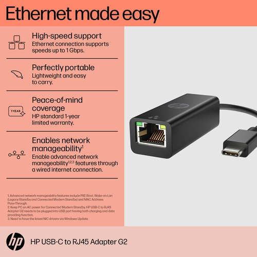HP USB Type-C to Ethernet Adapter - image 6