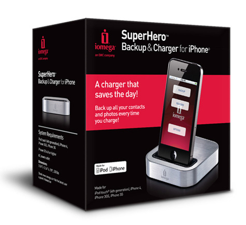 Iomega 35290 mobile device charger Silver Indoor