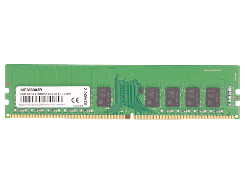 2-Power 2P-01KN321 mälumoodul 8 GB 1 x 8 GB DDR4 2400 MHz ECC