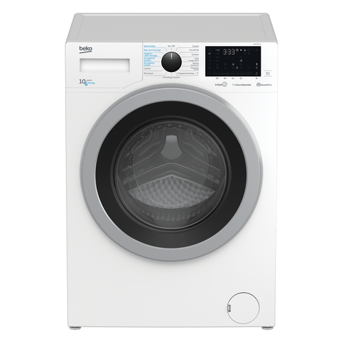 Beko HTE10736XS washer dryer Freestanding Front-load White