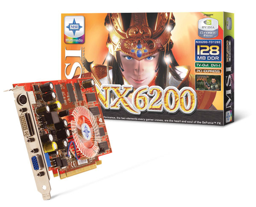 MSI Geforce 6200 128MB