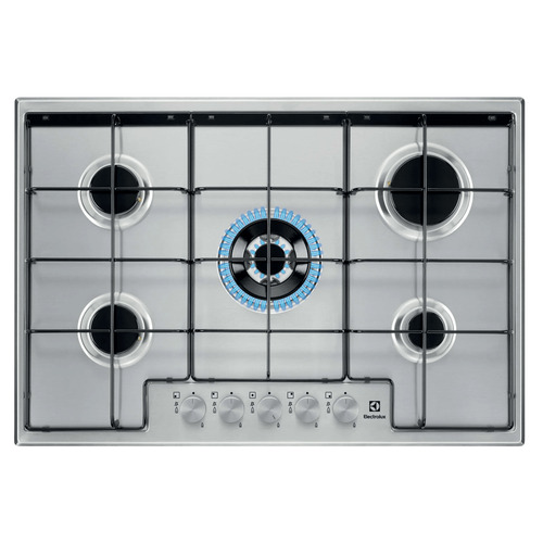 Electrolux EGS7534X Нержавеющая сталь Встроенный 75 cm Газовый 5 зона(ы)