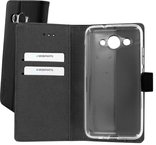 Mobiparts Premium Wallet TPU Case Huawei Y3 (2017) Black – image 1