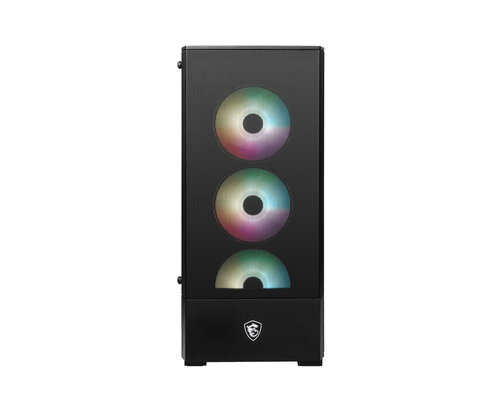 Msi Mag Forge 112R Tempered Glass Mid Tower Atx Gaming PC Case - Black - image 2