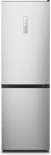 Hisense RB390N4CCD Отдельно стоящий 304 L Серый, Нержавеющая сталь