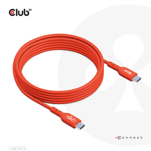 Club 3D USB-C 2.0 Bi-Directional kabel, afbeelding 3