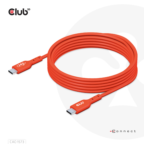 Club 3D USB-C 2.0 Bi-Directional kabel, afbeelding 4
