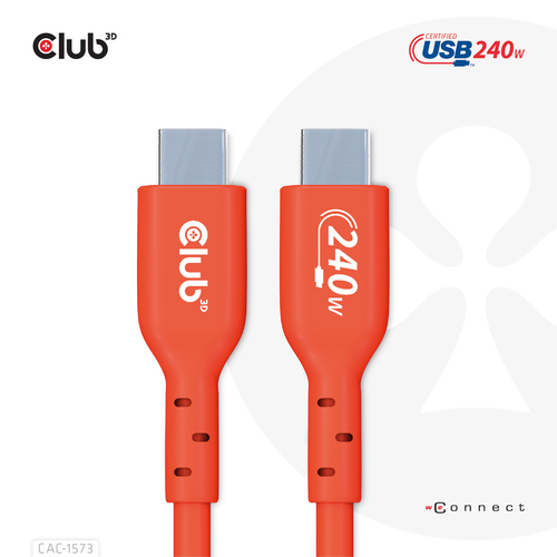 Club 3D USB-C 2.0 Bi-Directional kabel, afbeelding 10