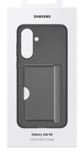 Samsung Galaxy A36 Card Slot Back Cover Zwart, afbeelding 7