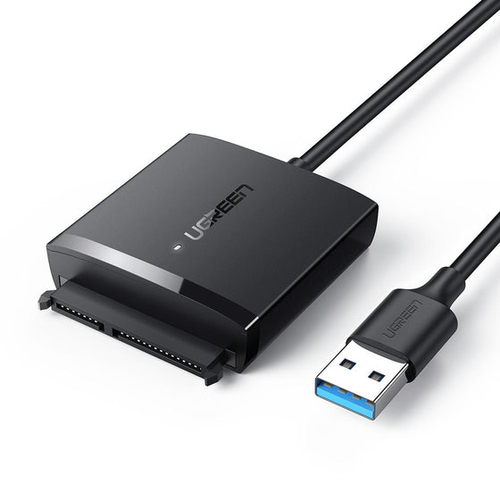 Adaptador USB 30 a SATA III Compatible con Disco Duro HDD y SSD de 25 y 35 de hasta 12 TB Velocidad USB 30 de hasta 5 Gbps Alta Velocidad con UASP TRIM Cable de 50 cm 60561 - 60561