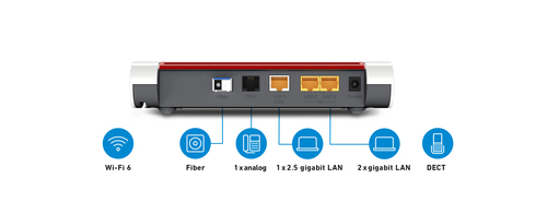 FRITZ! Box 5530 Fiber XGS-PON router, afbeelding 4