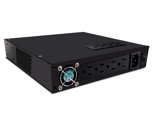 CDP Li708 700VA/350W UPS 8 Outlets, 1 U Rack mount, 3 USB-A, 1 USB-C, LCD Display, Compact lithium based UPS 120 Vac – image 2