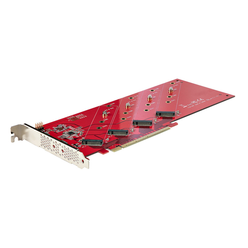 QUAD M.2 PCIE SSD ADAPTER CARD