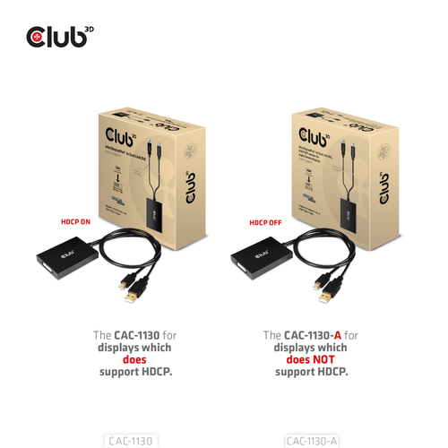 Club 3D Mini DisplayPort naar Dual Link DVI-adapter, afbeelding 6
