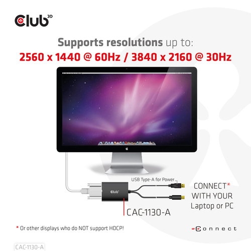 Club 3D Mini DisplayPort naar Dual Link DVI-adapter, afbeelding 5