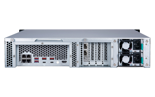 QNAP TVS-1272XU-RP-i3-4G 12-Bay 114TB (Seagate Ironwolf Pro) NAS; Intel Core i3-8100 4-core 3.6 GHz Proce – image 7