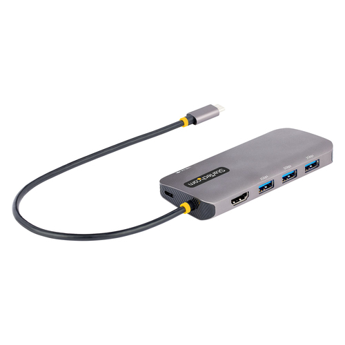 ADAPTADOR MULTIPUERTOS USB C  HDMI 4K HUB USB PD 100W DOCK - 127B-USBC-MULTIPORT