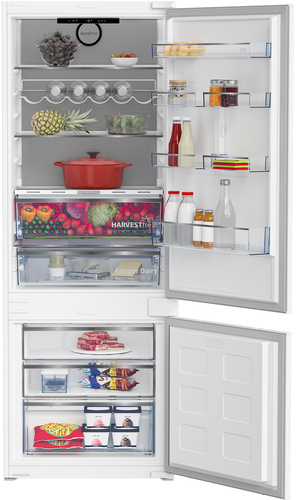 Beko BCNE400E50SHN Selective Line Inbouw koel-vriescombinatie, afbeelding 2