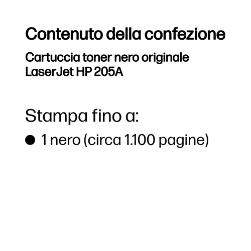 HP 205A – Toner nero originale
