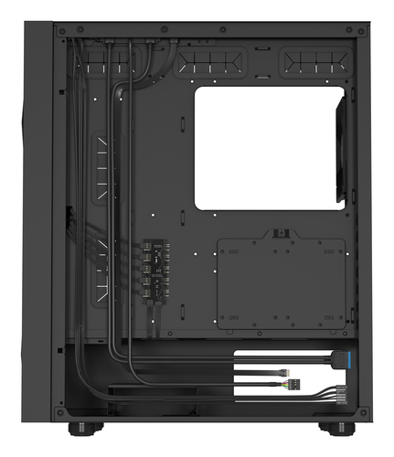 Genesis Behuizing DIAXID 605F met Sichtfenster zwart, afbeelding 4