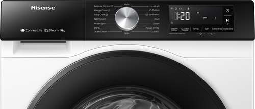 Hisense WF3S1043BW3 10 5kg 1400 Spin Washing Machine in White A Rated - image 8