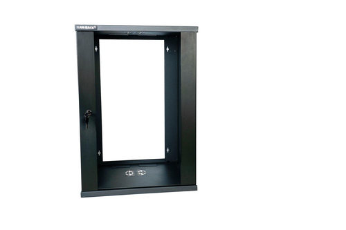 Lanview LVR242515 rack cabinet 15U Wall mounted rack Black