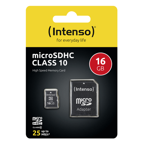 Intenso microSDHC 16GB Class 10 geheugenkaart – Foto 5 van 5