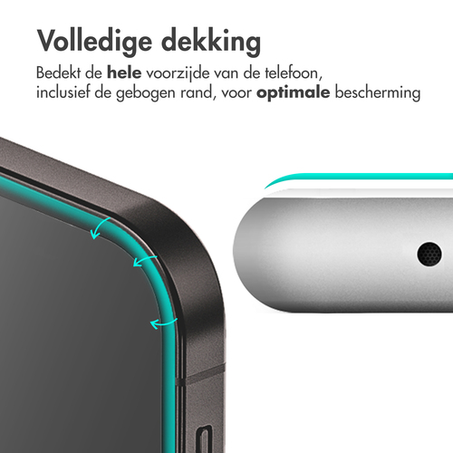 Accezz Gehard Glas Full Cover Screenprotector Motorola Edge 50 Pro, afbeelding 4