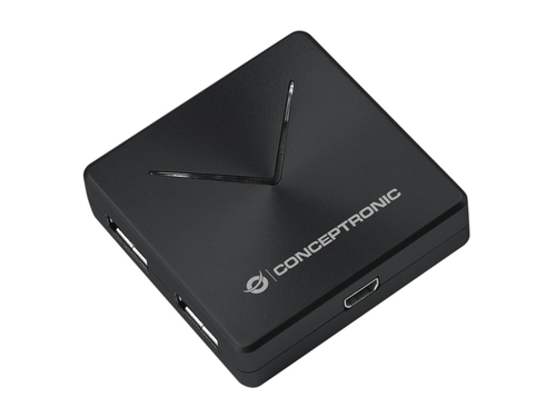 Conceptronic HUBBIES02B interface hub USB 3.2 Gen 1 (3.1 Gen 1) Mini-B 5000 Mbit/s Zwart, afbeelding 3