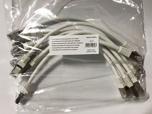 Equip Patchkabel Cat6A 10x/Box S/FTP 2xRJ45 0.25m ws LSZH, afbeelding 3